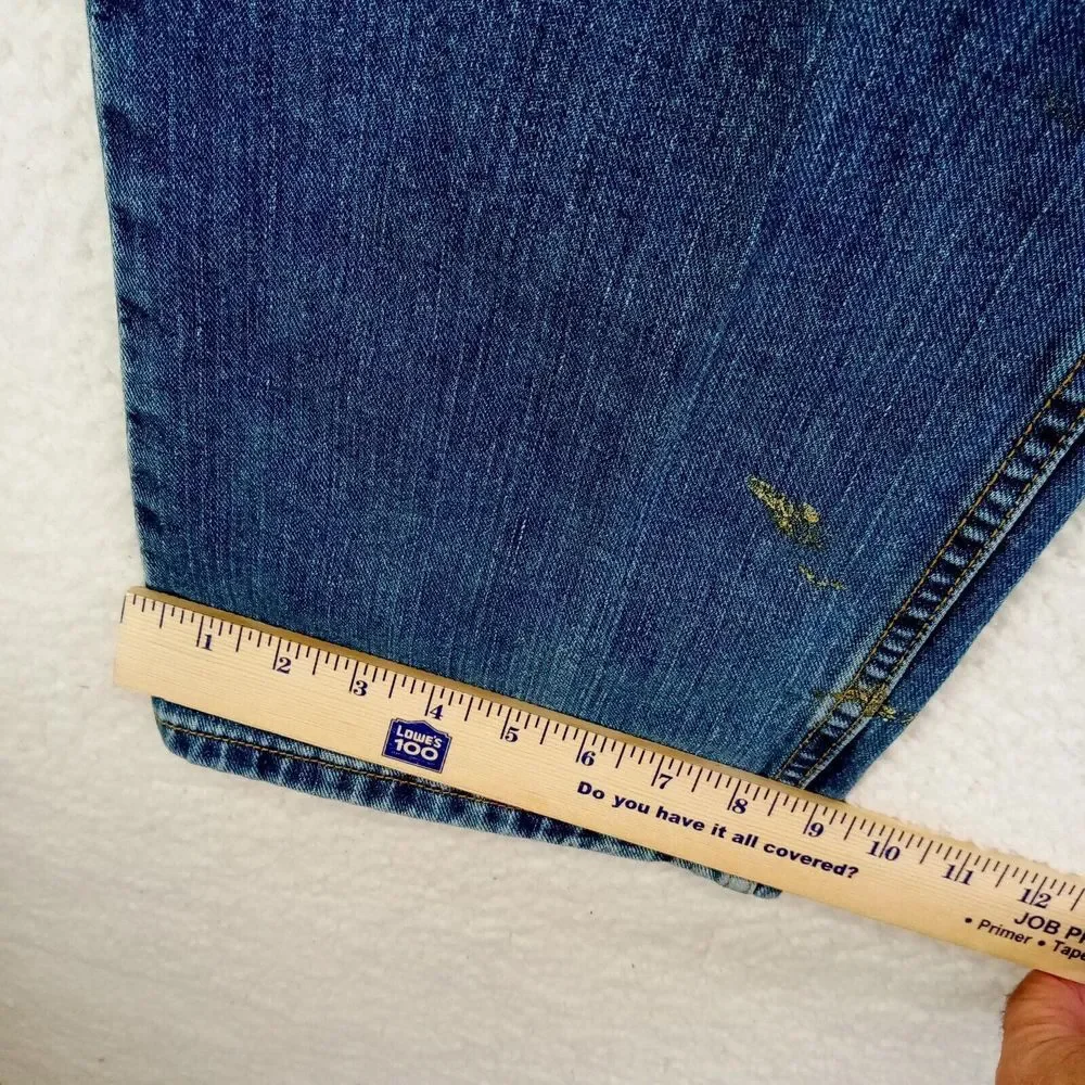 Levis 559 Jeans Mens 34x34 Relaxed Fit Straight Cotton Denim‎ Medium Wash